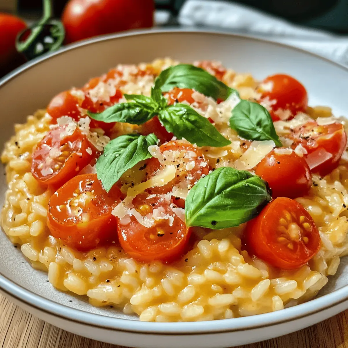 Tomatenrisotto Rezept für cremigen Genuss zuhause