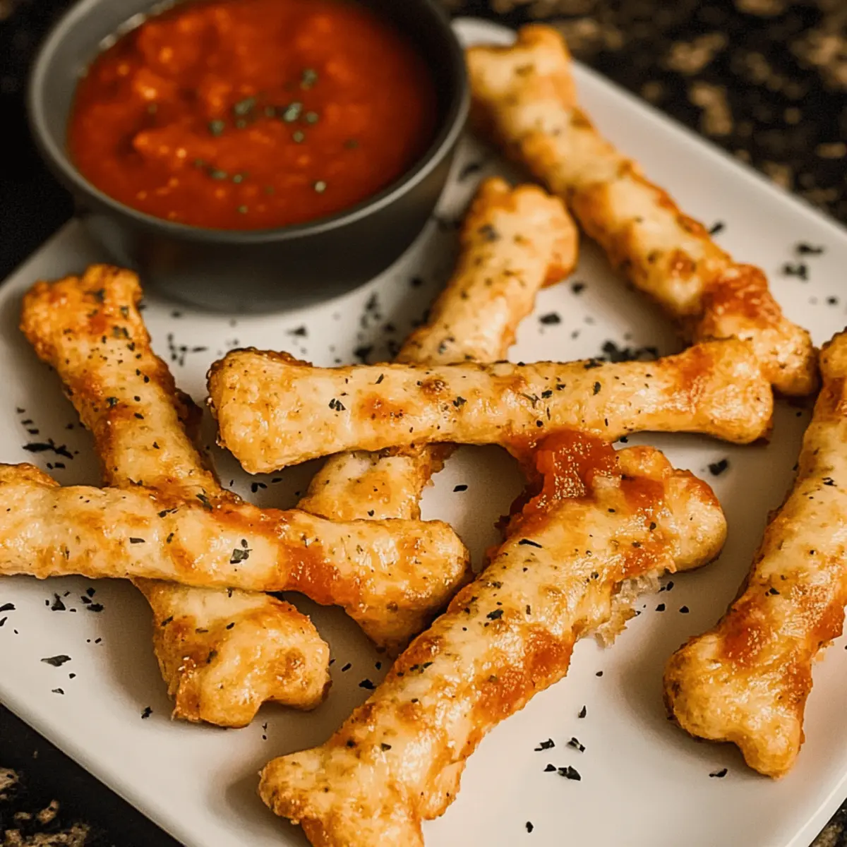 Gruselige Käse-Halloween-Brotstangen-Knochen Rezept
