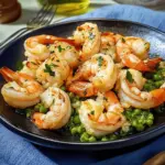 Mediterrane Knoblauch-Garnelen