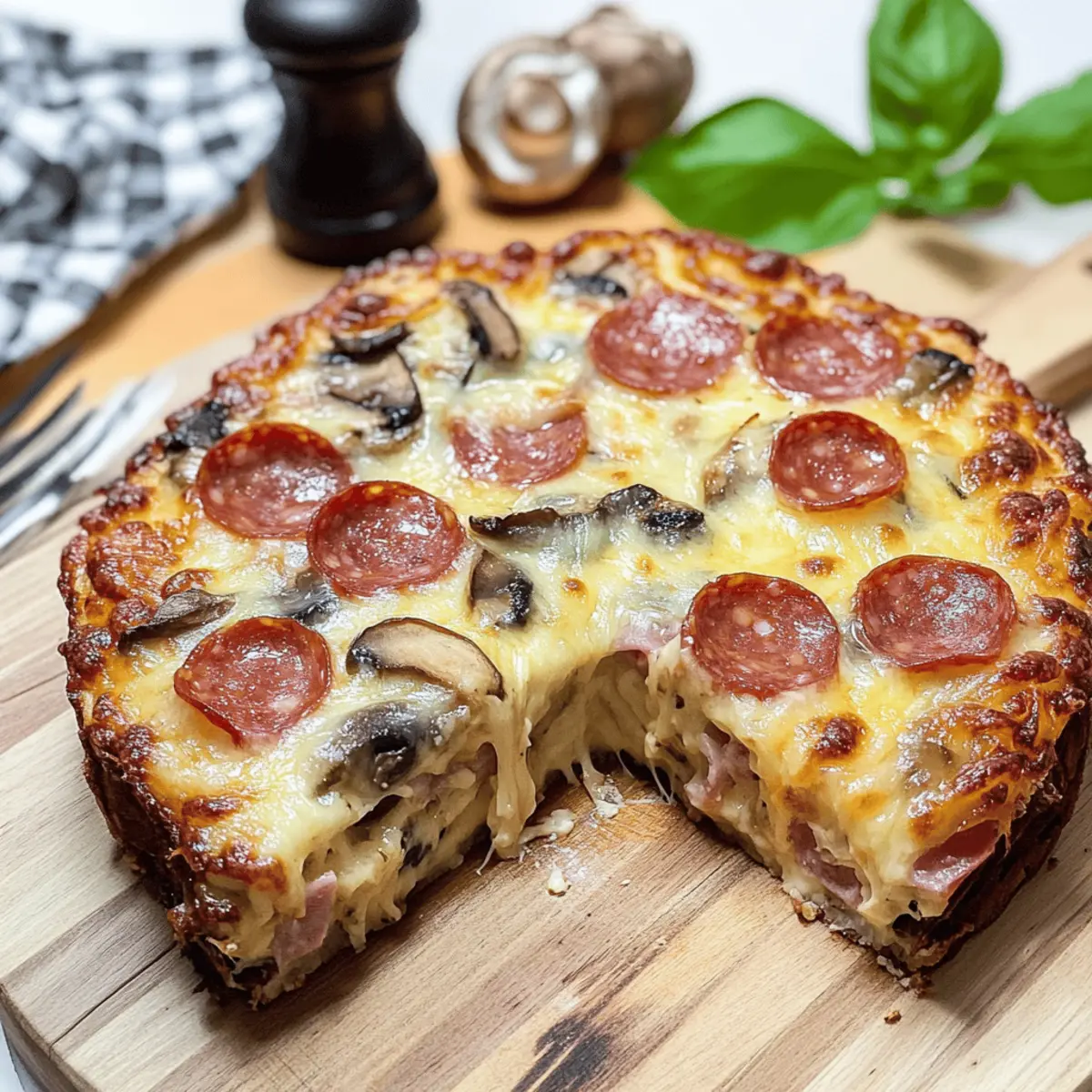 Einfacher Pizzakuchen – Pizza zum Teilen und Genießen