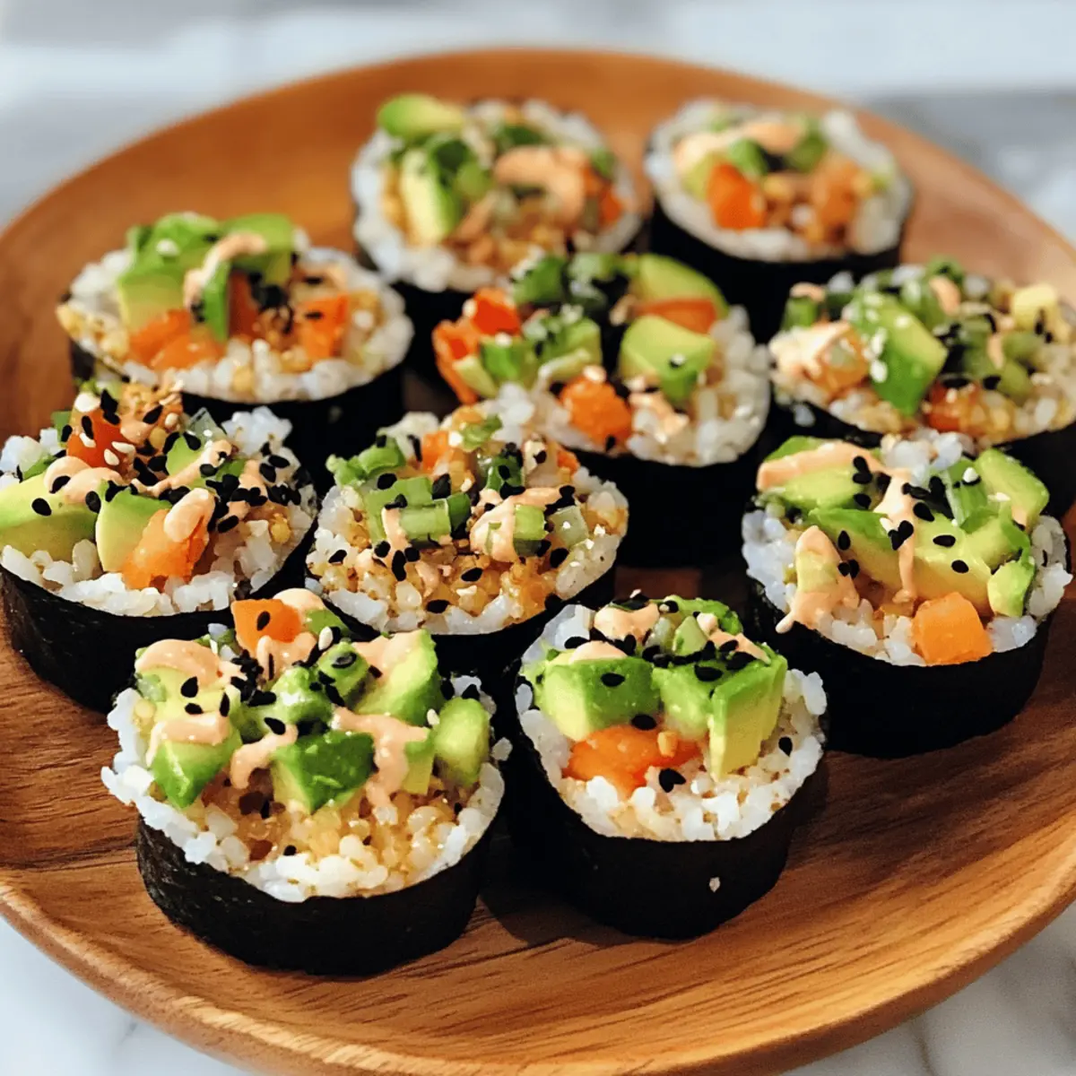 Sushi-Tassen: Gesunde und kreative Snack-Idee