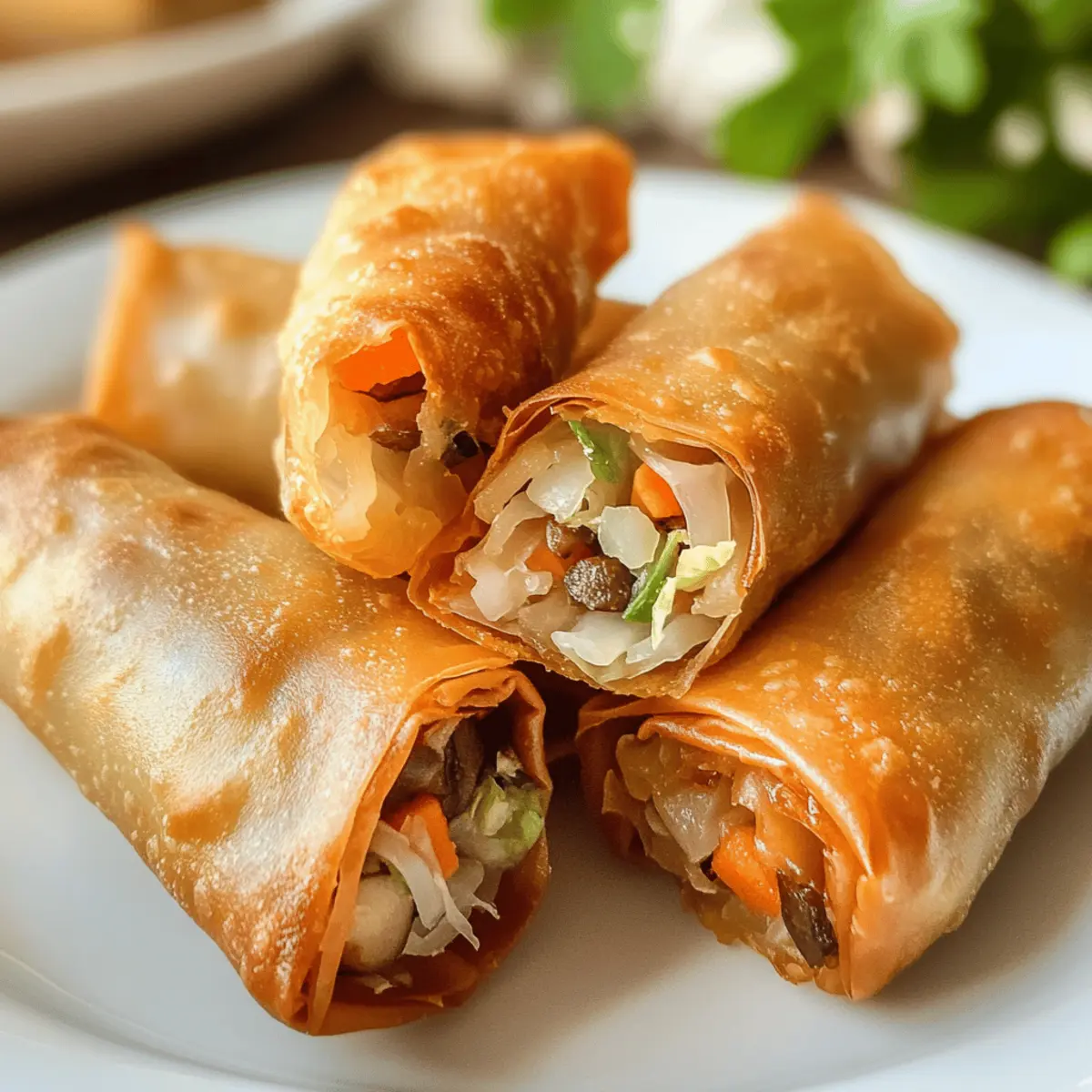 Crispy Luftfritteuse Frühlingsrollen Rezept hautnah erleben