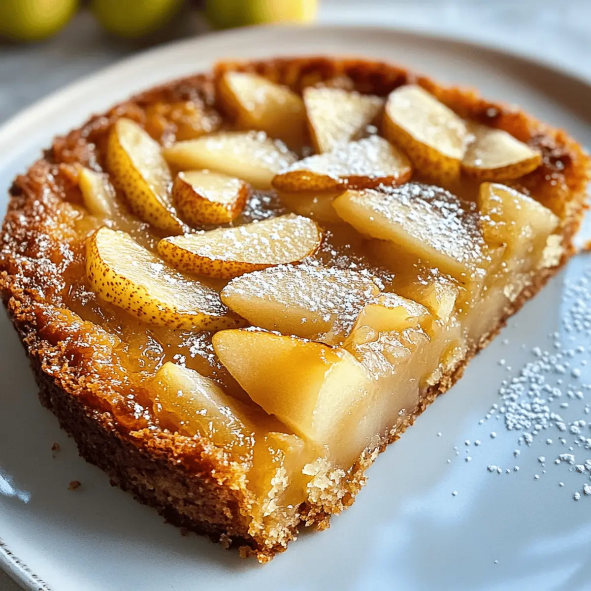 Verführerischer Birnenkuchen frisch und saftig