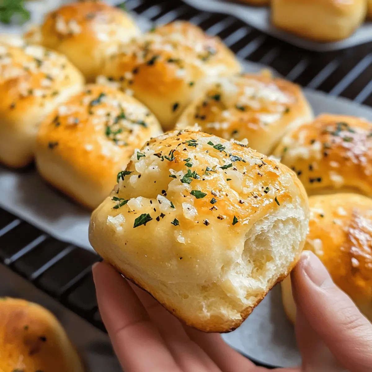 Fluffige Knoblauch Brötchen für dein Grillfest