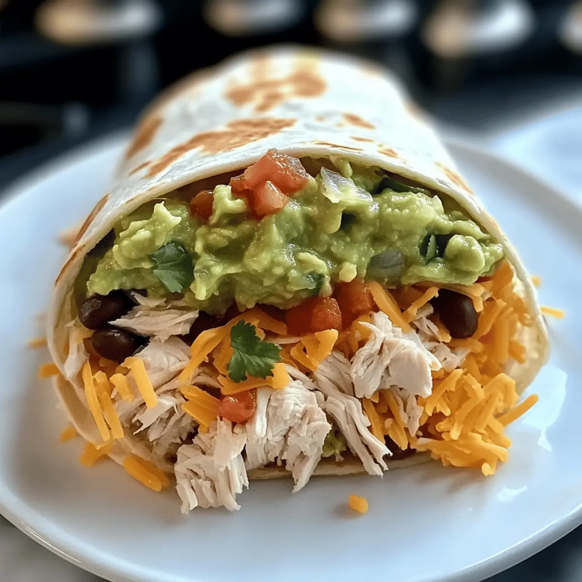 Sieben-Schichten-Hühnchen-Burritos für jeden Geschmack