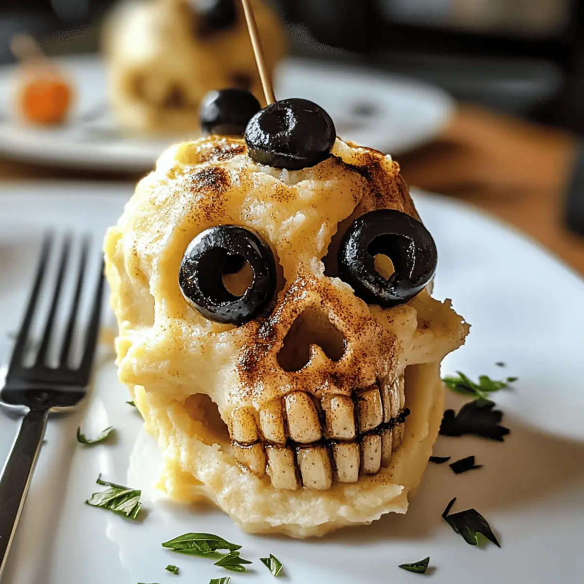 Gruselige Schädelkartoffeln für die perfekte Halloween-Feier