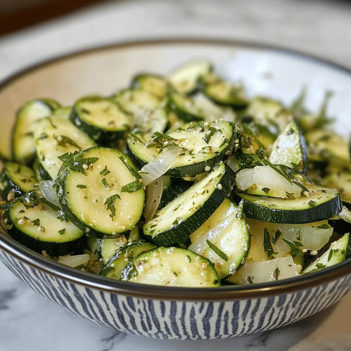 Erfrischender Schüttelzucchini für den Sommer