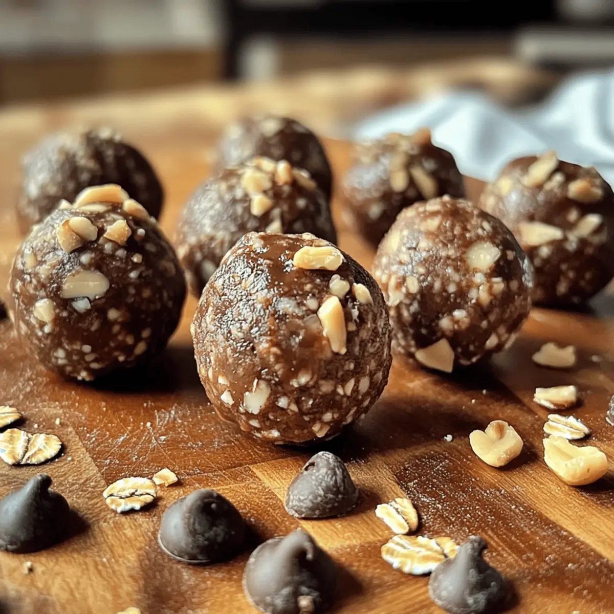 Schokoladen-Espresso-Energie-Bällchen Kraftvoller Snack