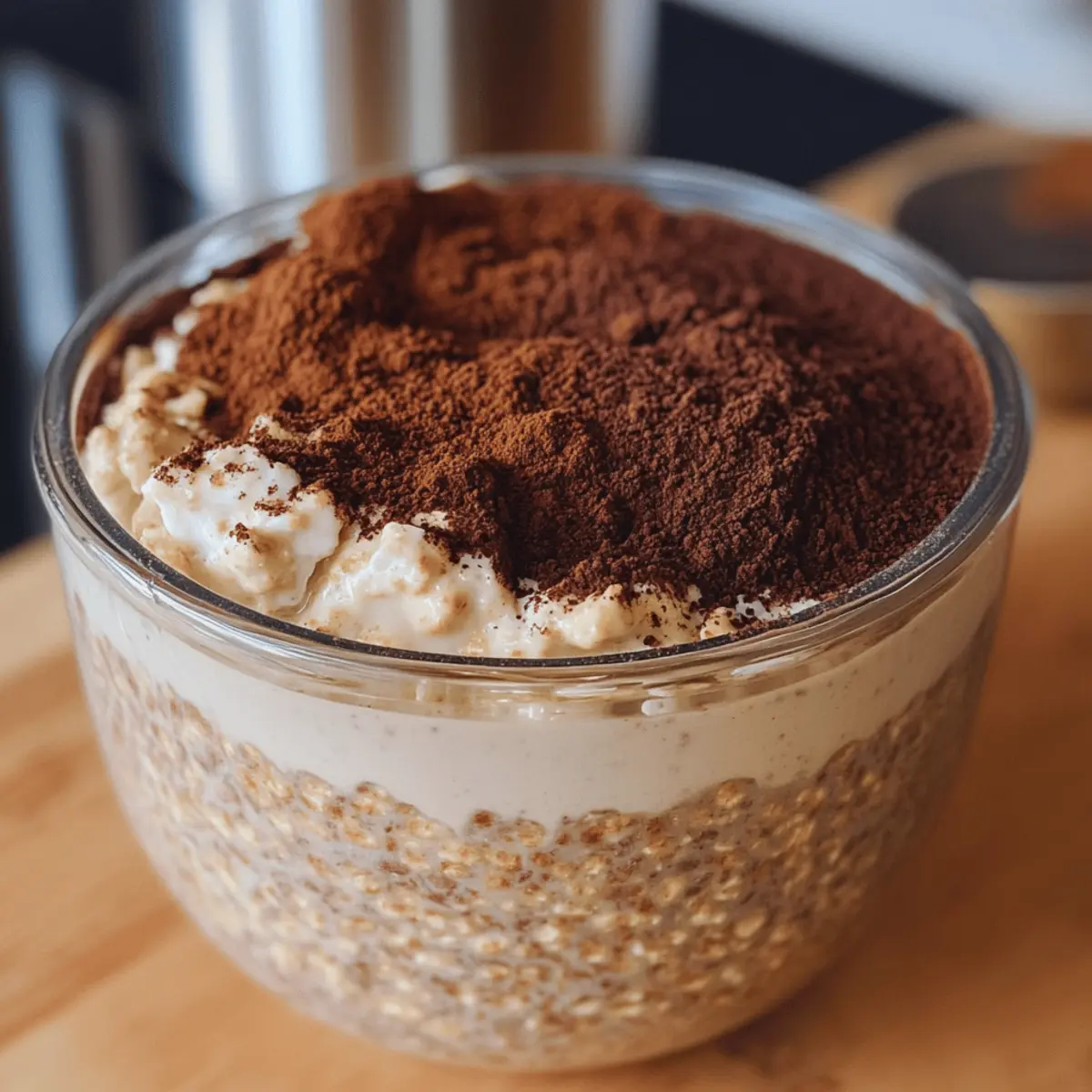 Tiramisu Übernacht Haferflocken für einen genussvollen Morgen