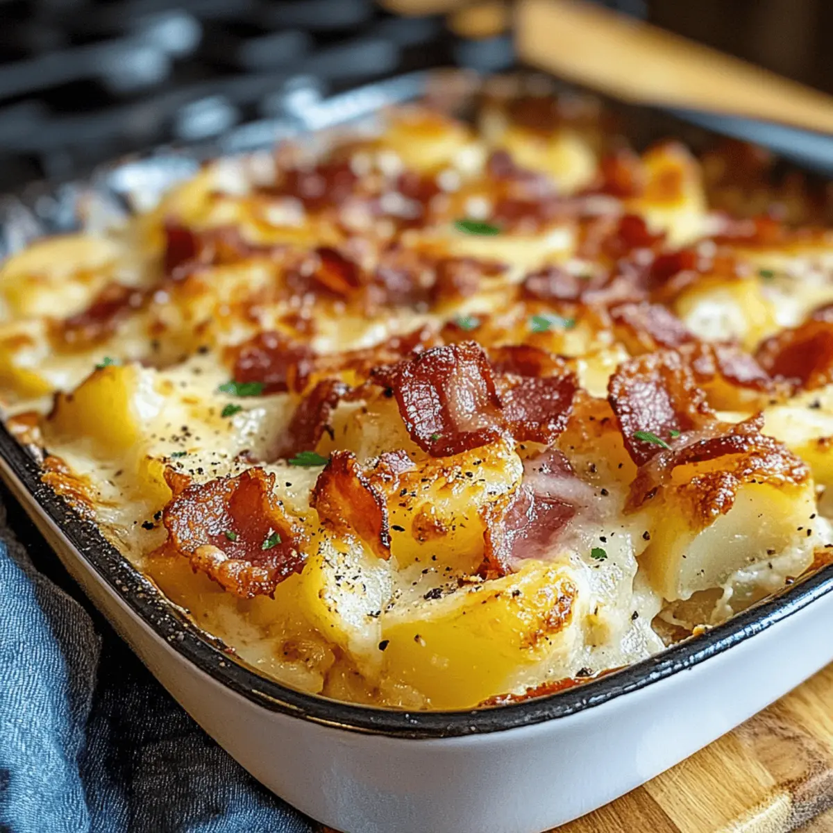 Carbonara Kartoffelauflauf für Herzhaftes Wohlgefühl
