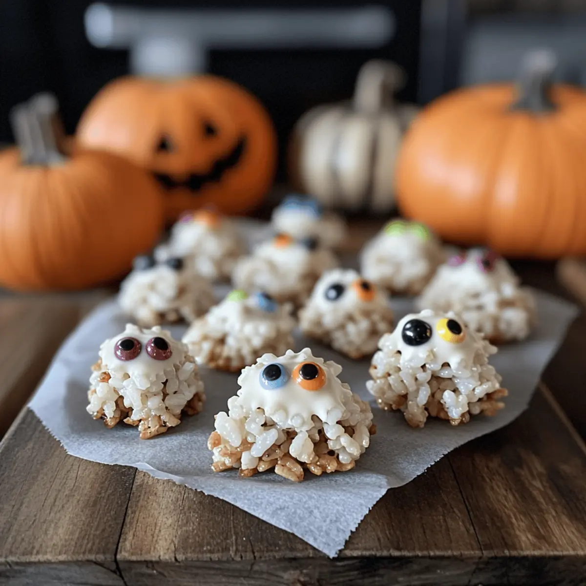 Weiße Schokolade Kreuzis Gruselige Monster für Halloween