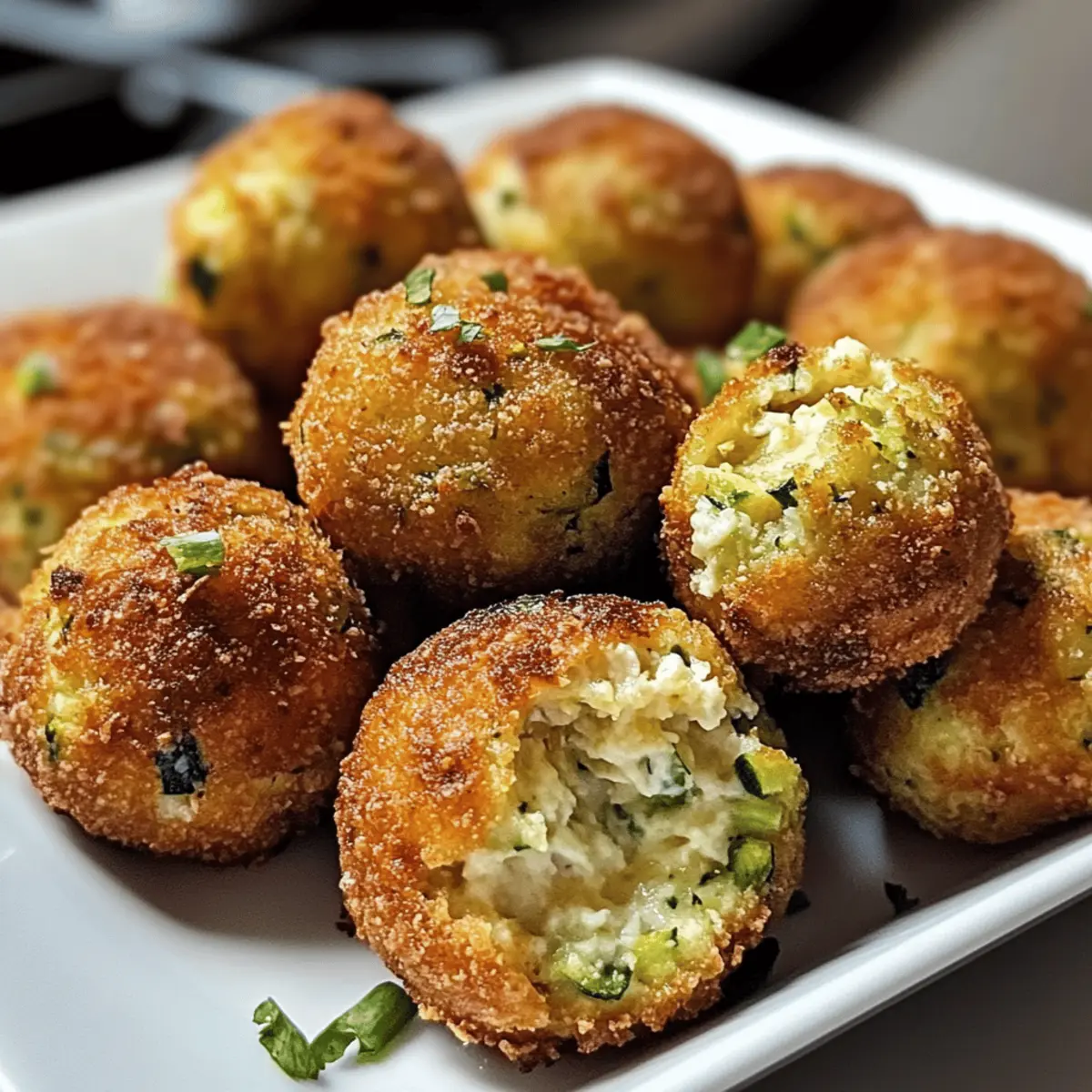 Knusprige Zucchini-Feta-Bällchen leicht gemacht