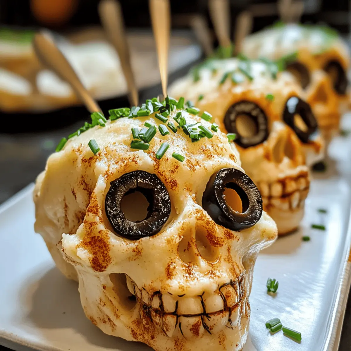 Spooky Schädel Kartoffeln für ein Gruseliges Festmahl