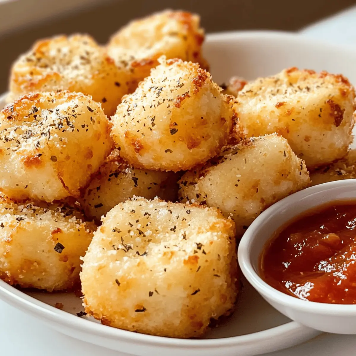 Hausgemachte Dominos Parmesan Brot Bisse zum Verlieben