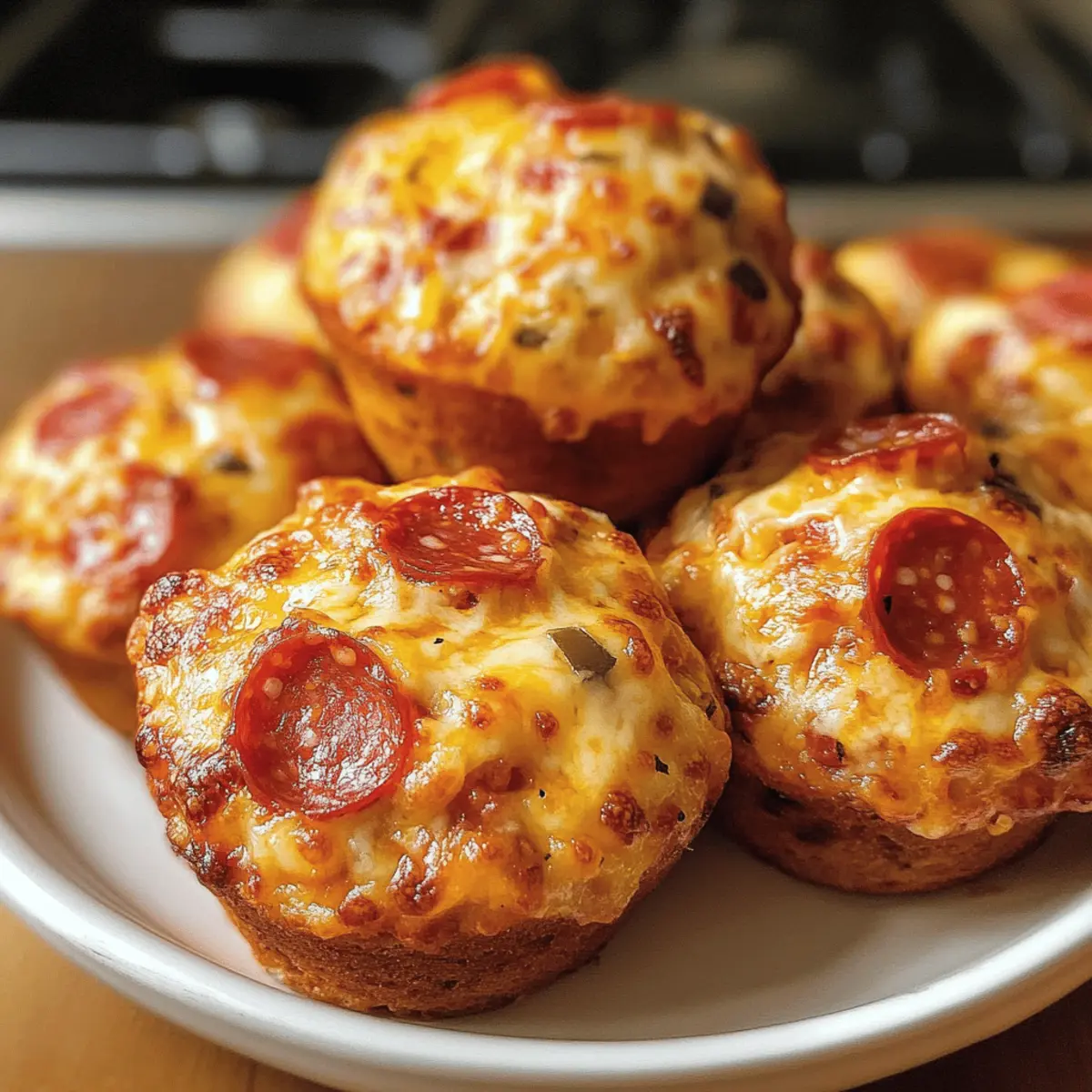 Saftige Pizza-Muffins für jeden Anlass