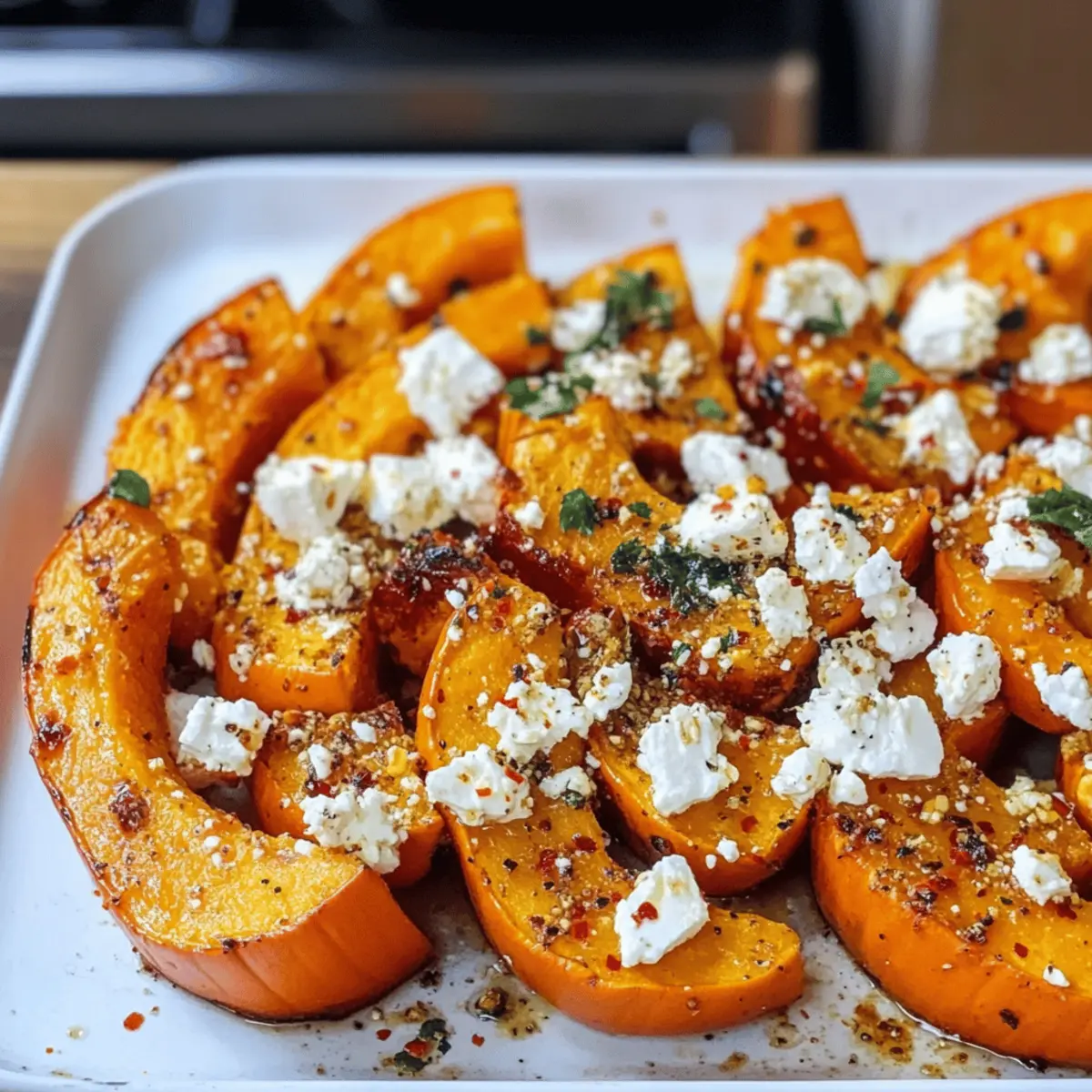 Ofen-Kürbis mit Feta – Ein schnelles Herbstvergnügen