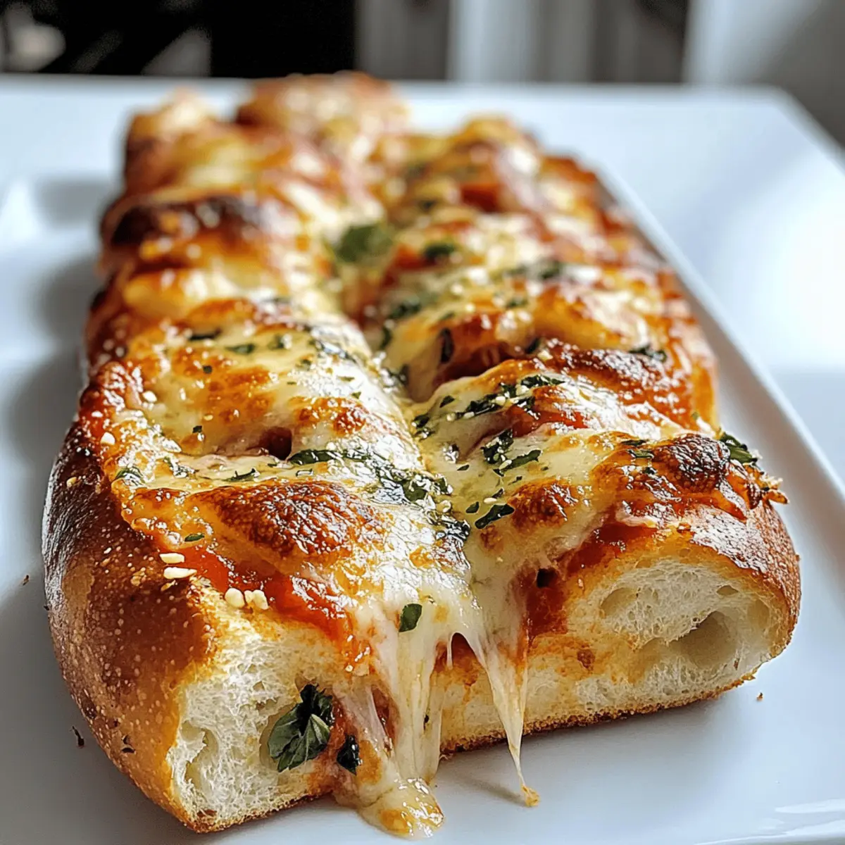 Pizzabrot aus dem Heißluftfryer schnell und lecker