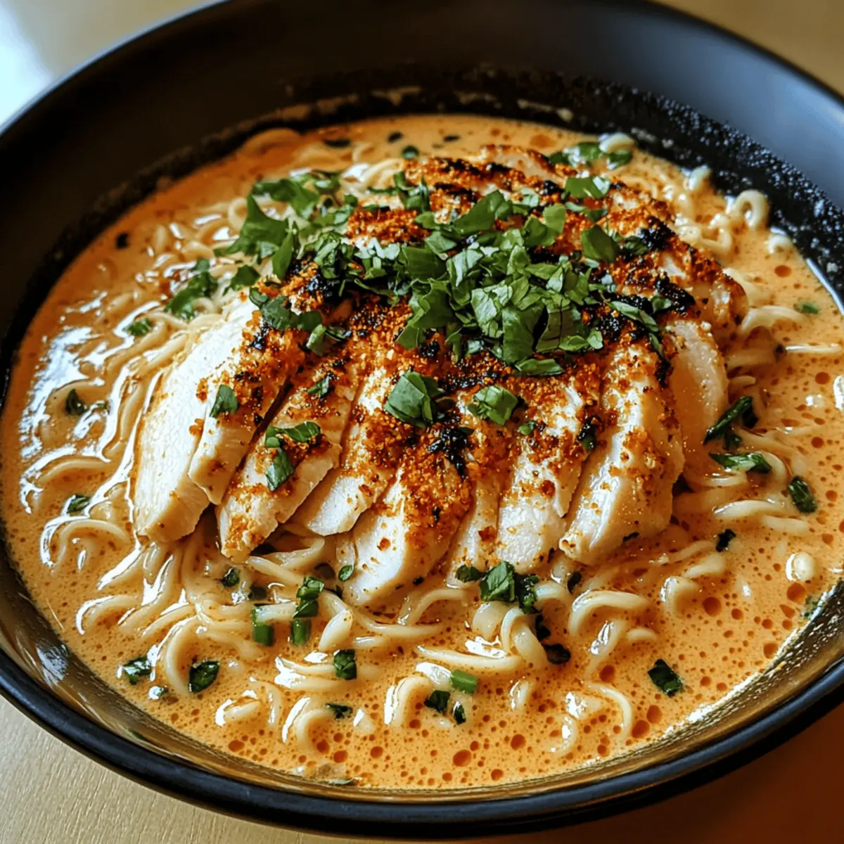 Heirate mich Hühnchen Ramen für den perfekten Genuss