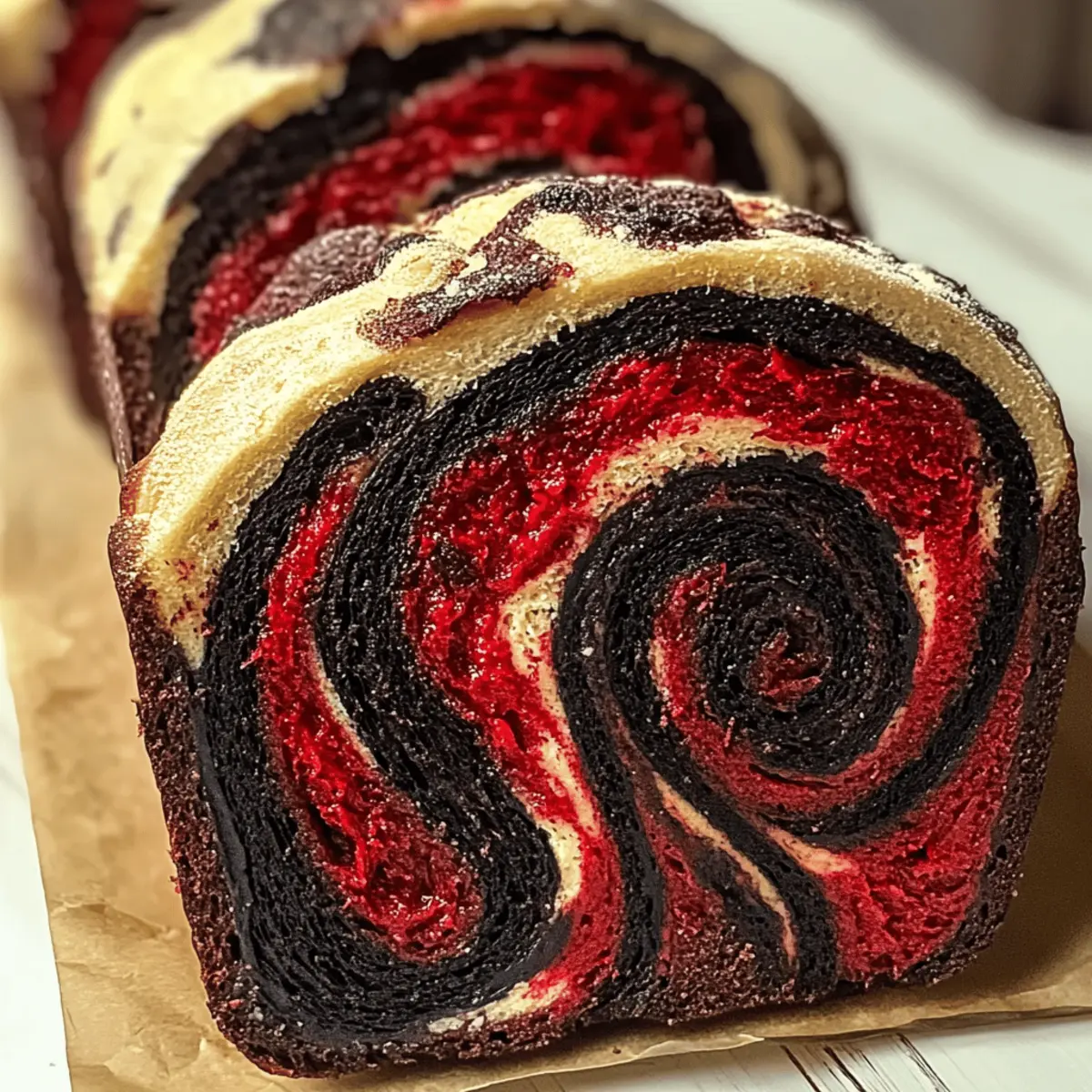 Vampirisches Brot für eine gruselige Feier