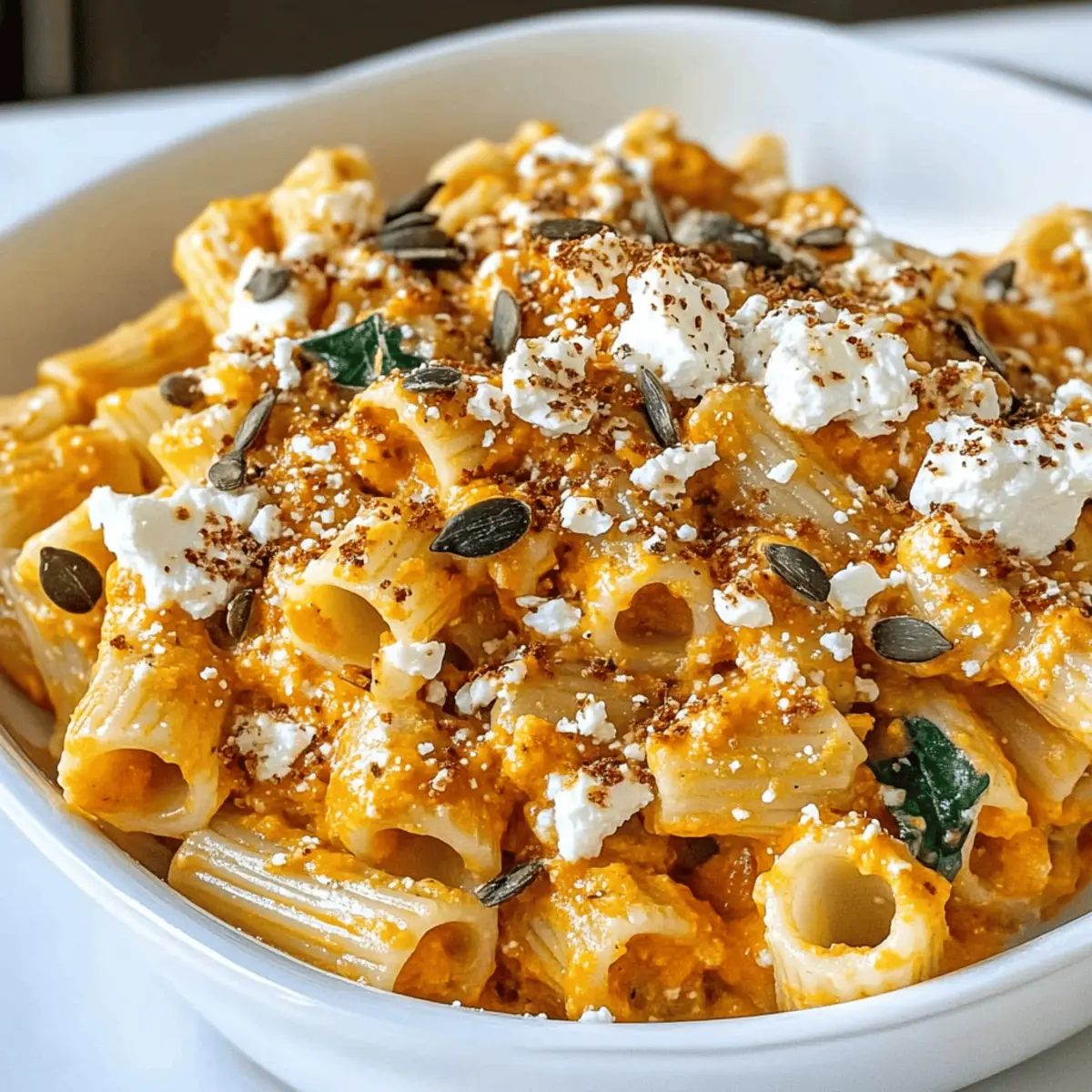 Kürbis-Feta-Nudeln für einen gemütlichen Abend