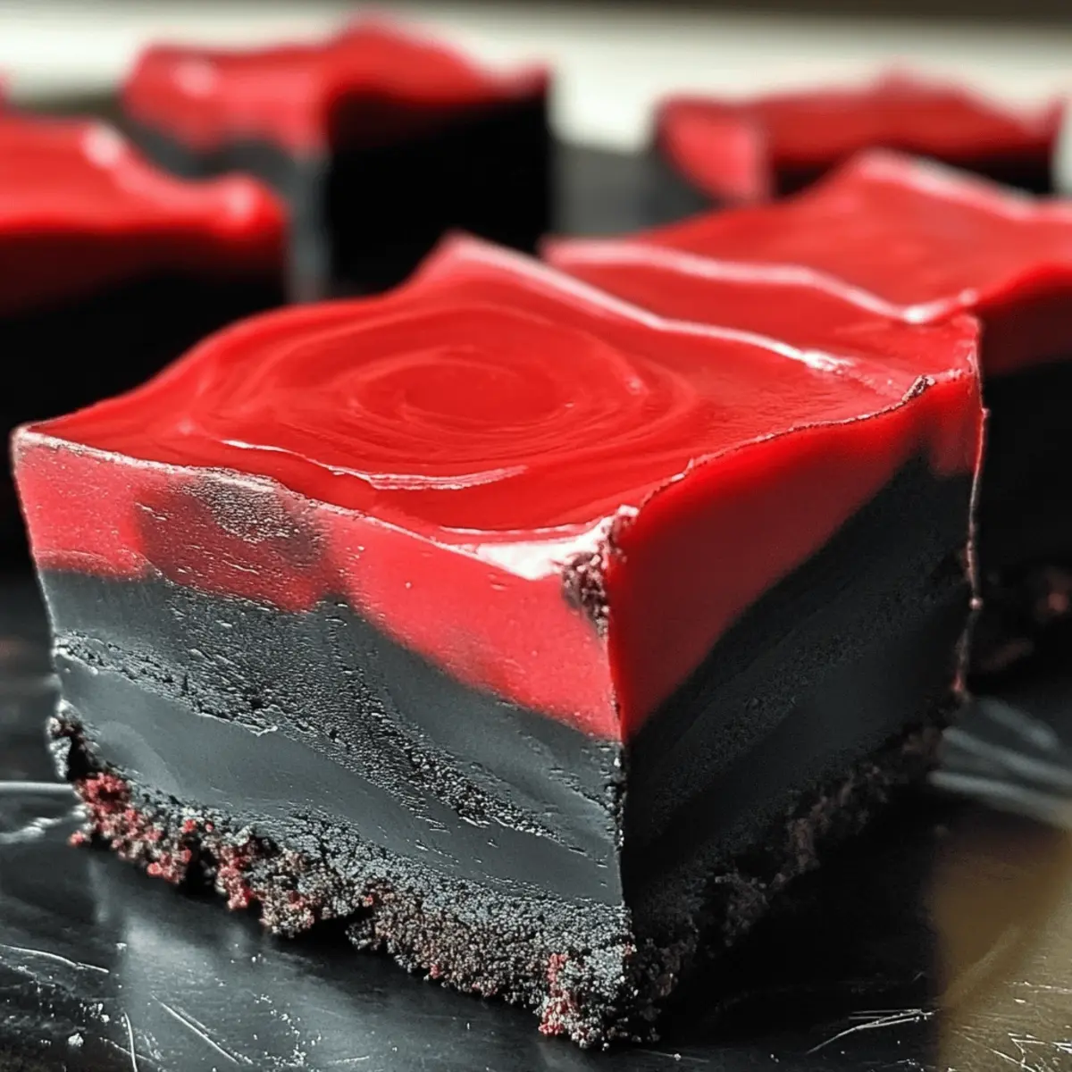 Vampir-Fudge – Ein gruseliger Halloween-Dessert