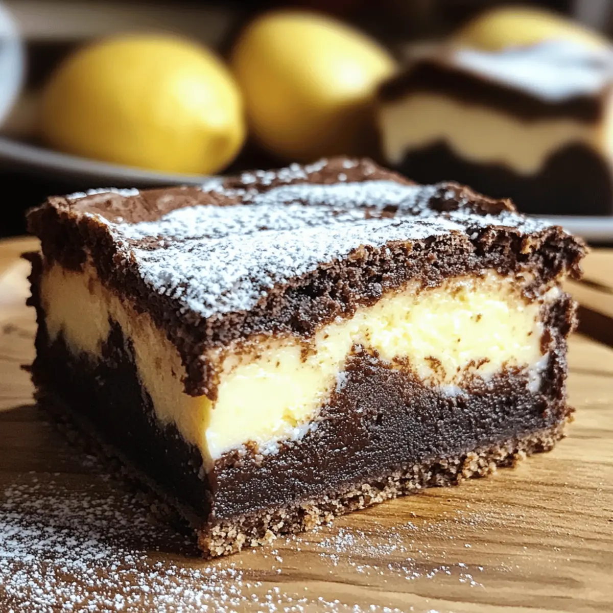 Käsekuchen-Brownies Einfaches und Leckeres Dessert
