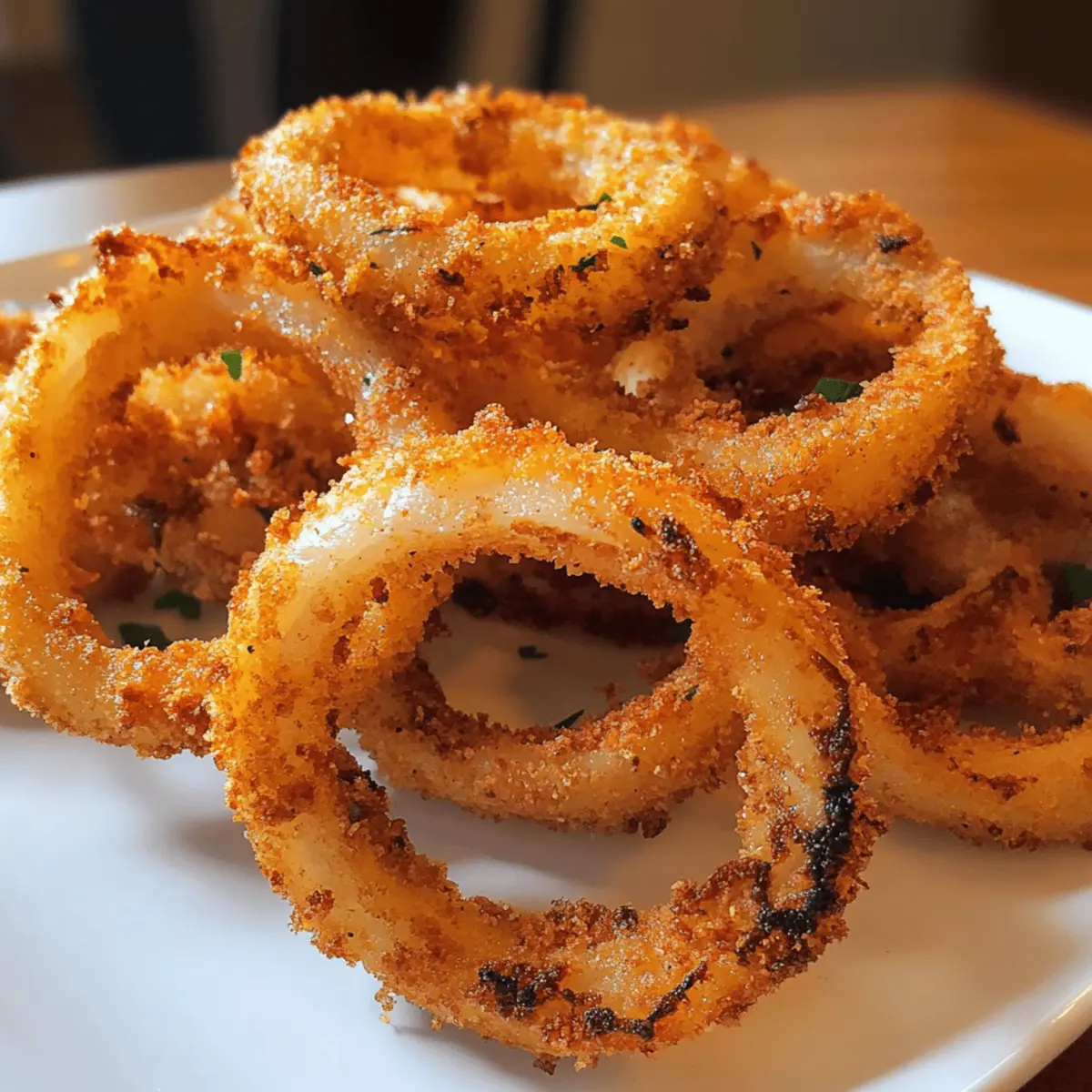 Luftfritteuse Zwiebelringe: Knuspriger Snack Genuss