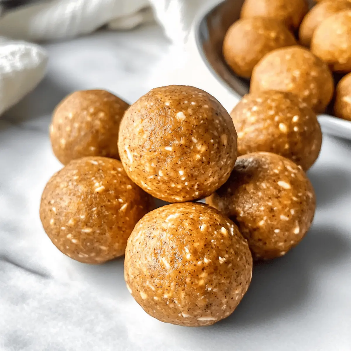 Rezept für Kürbis-Proteinbällchen ganz ohne Backen