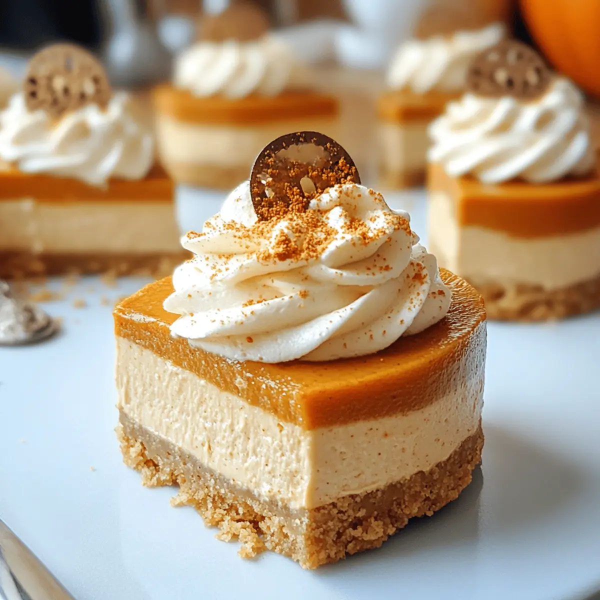 Mini Vegane Kürbis-Cheesecakes ganz einfach zubereiten