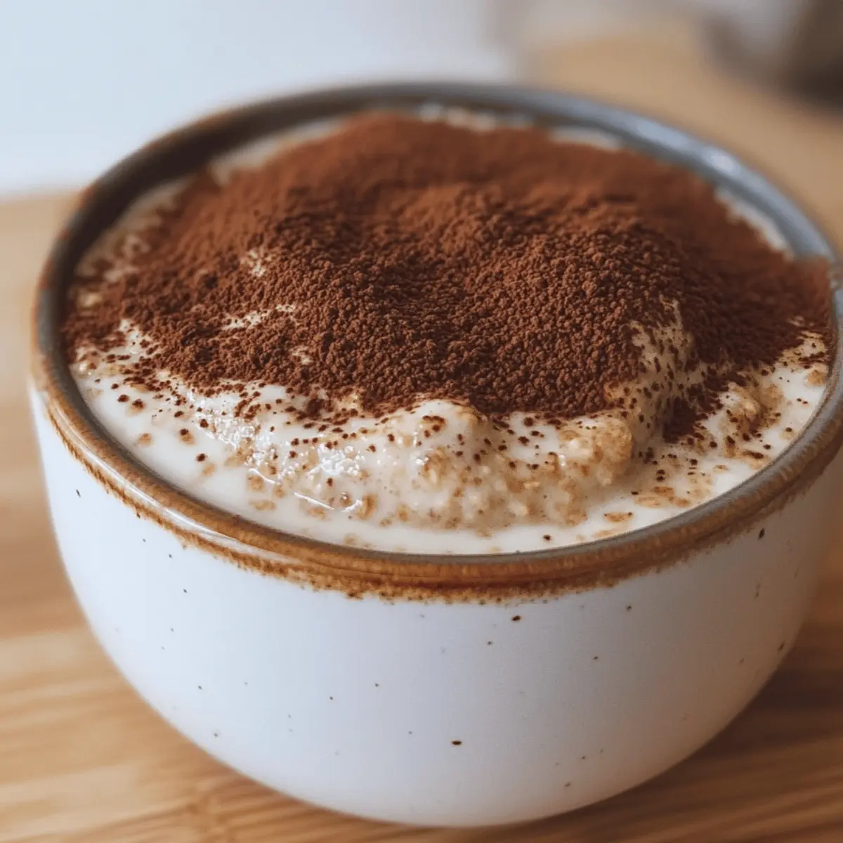 Tiramisu Übernachtungs Haferflocken für den perfekten Morgen