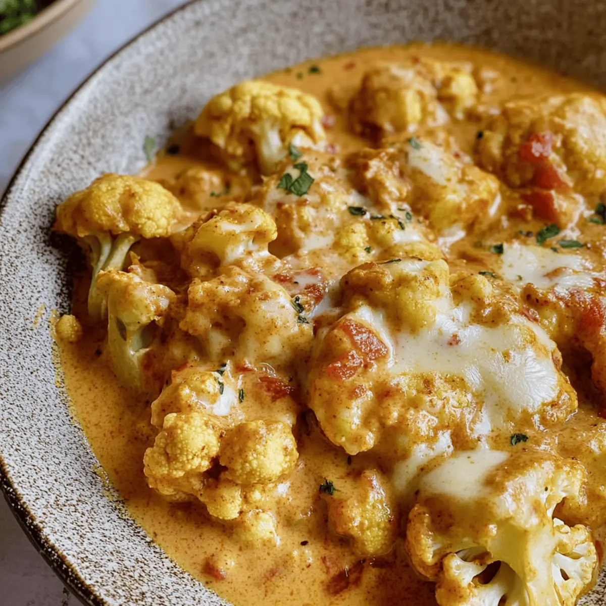 Blumenkohl Curry aus dem Backofen – schnell und gesund