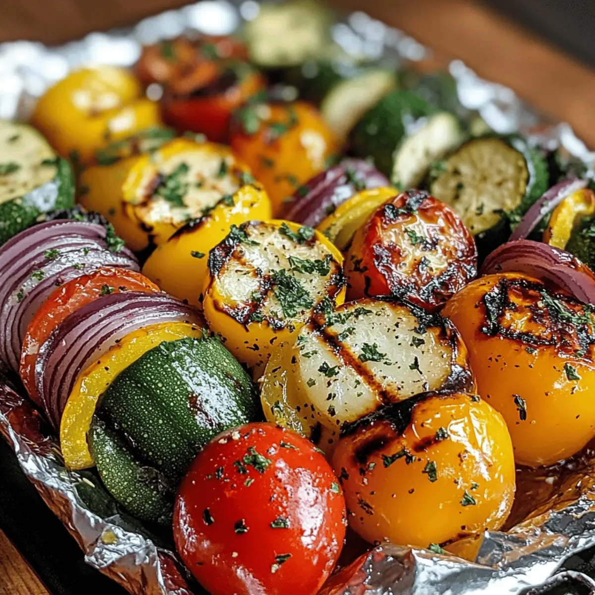 Grillgemüse-Päckchen für gesunde Grillabende