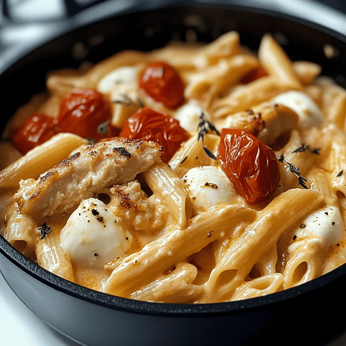 Hühnchen Mozzarella Pasta – Einfaches Liebesrezept