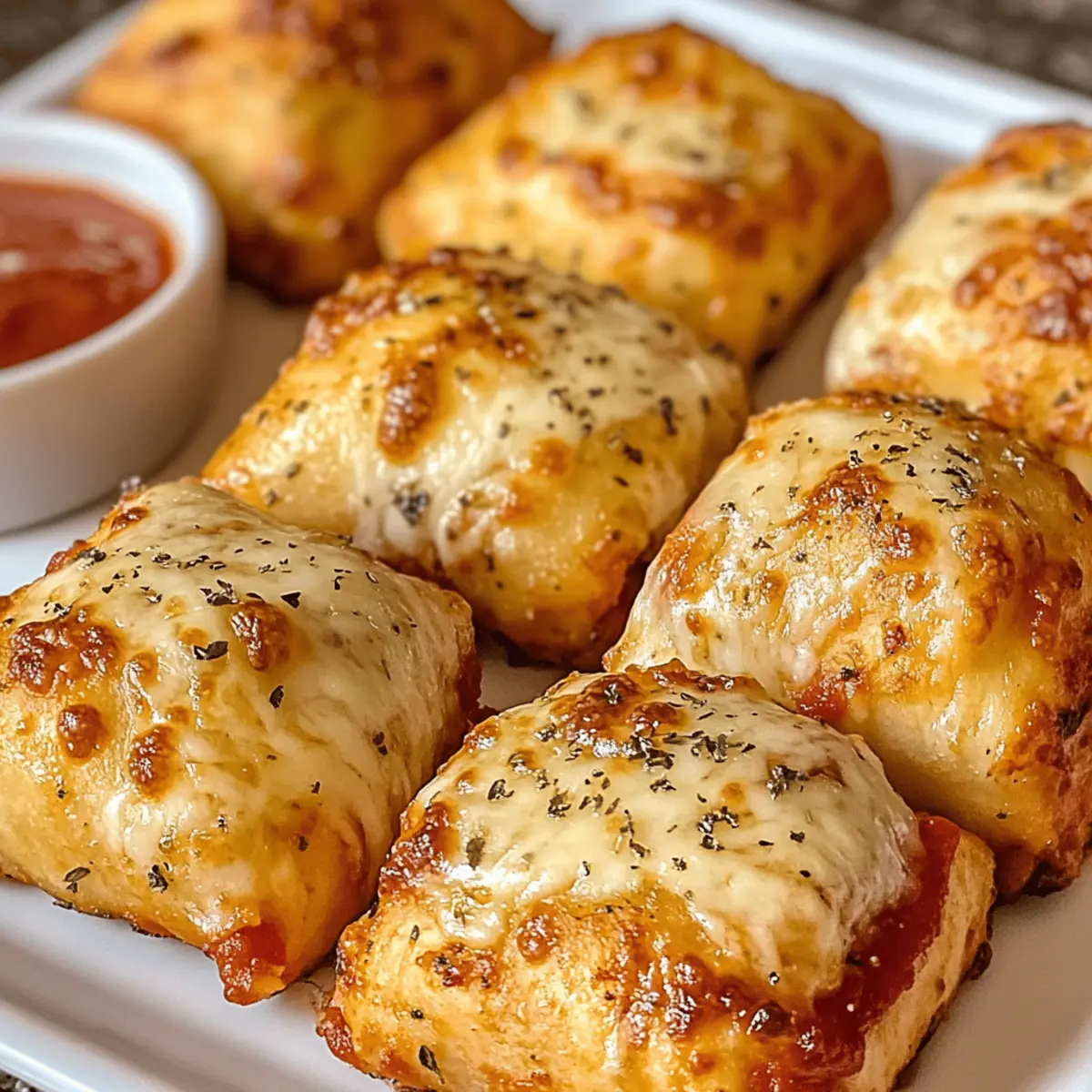 Luftfritteuse Pizza-Rollen für den perfekten Snack