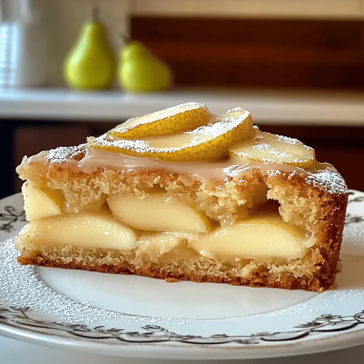 Birnenkuchen mit Vanilleguss: Ein perfektes Dessert