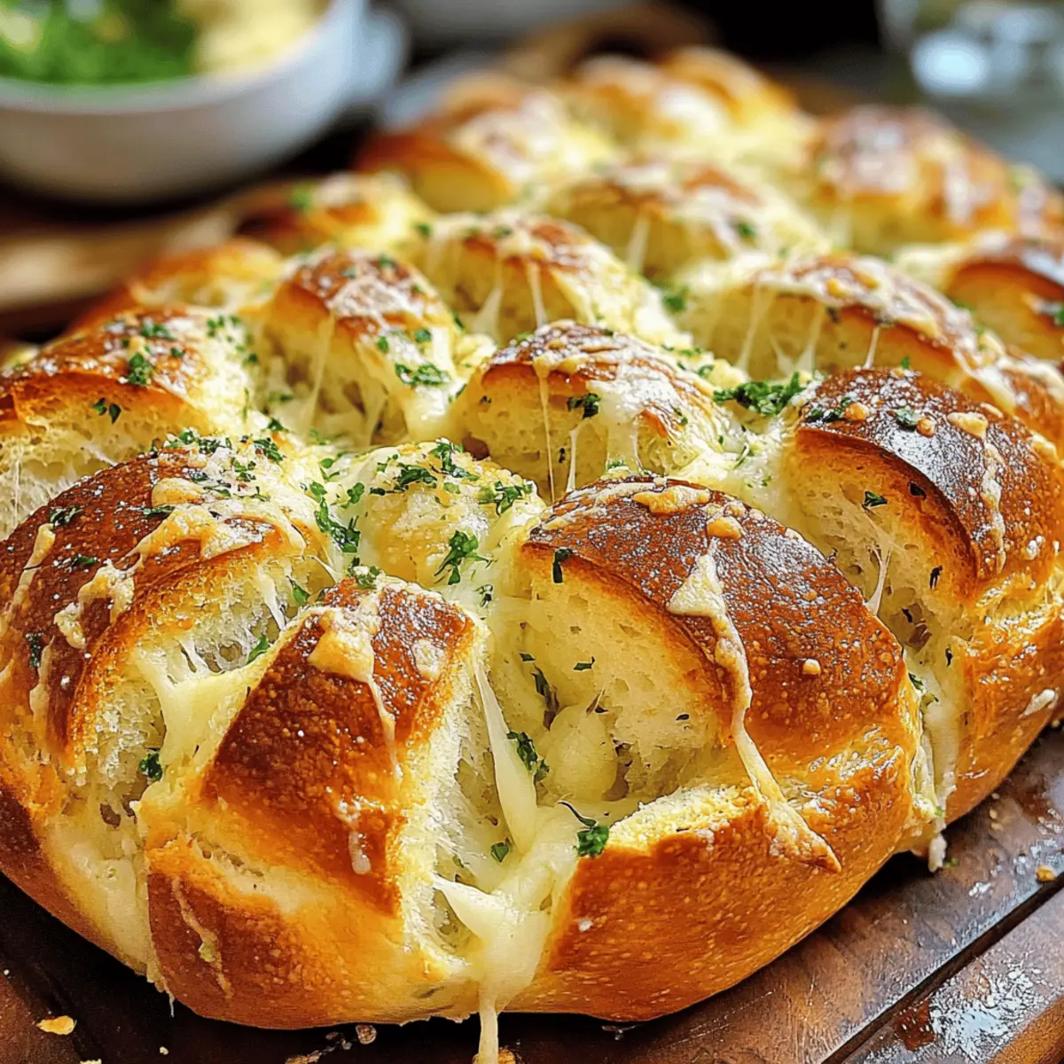 Knoblauch Parmesan Zupfbrot Rezept Einfach und Schnell