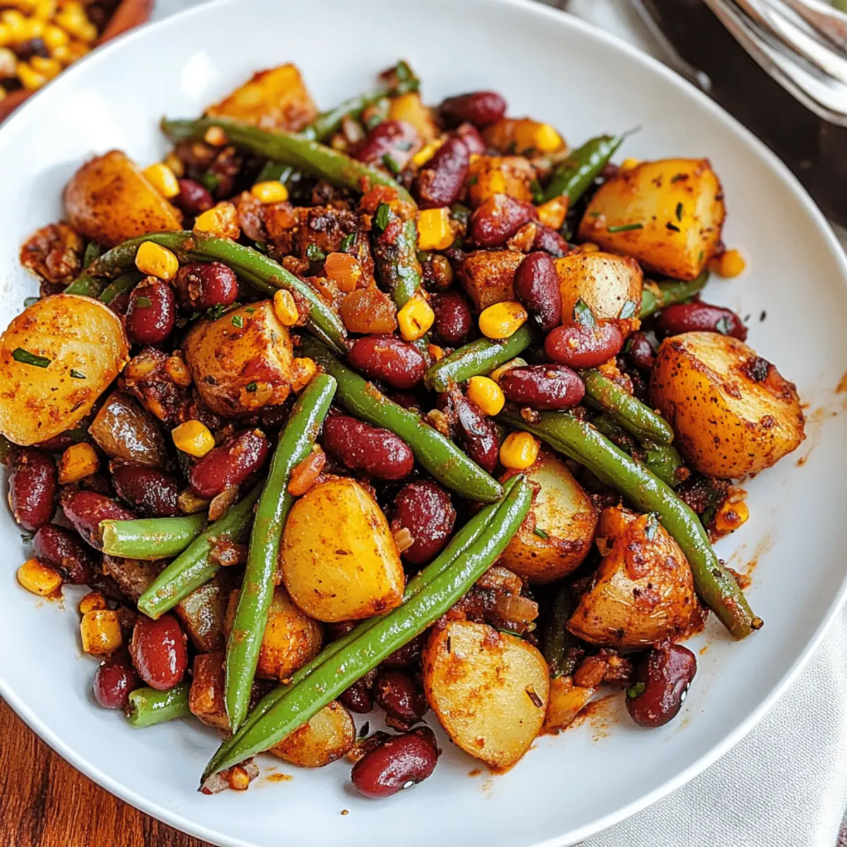 Leckere Westernpfanne: Bunt und gesund genießen
