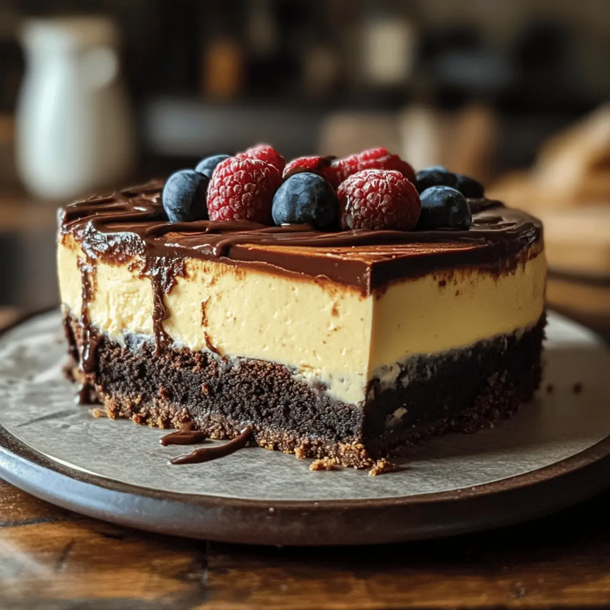 Verführerischer Brownie Käsekuchen für Naschkatzen