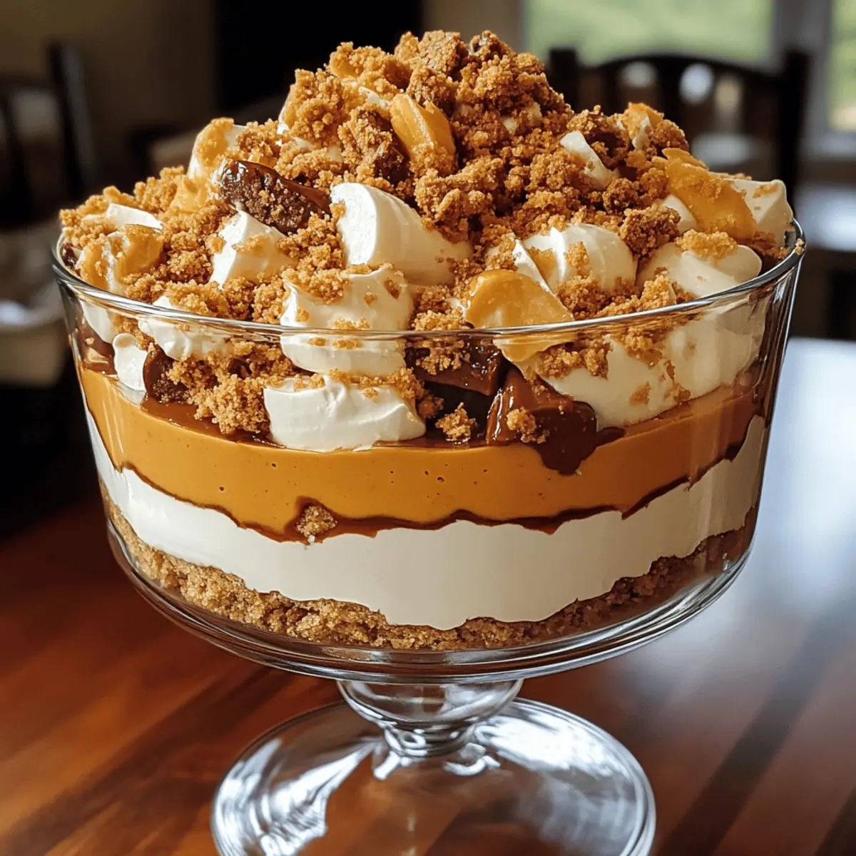 Kürbis-Toffee-Trifle für stressfreie Feiern