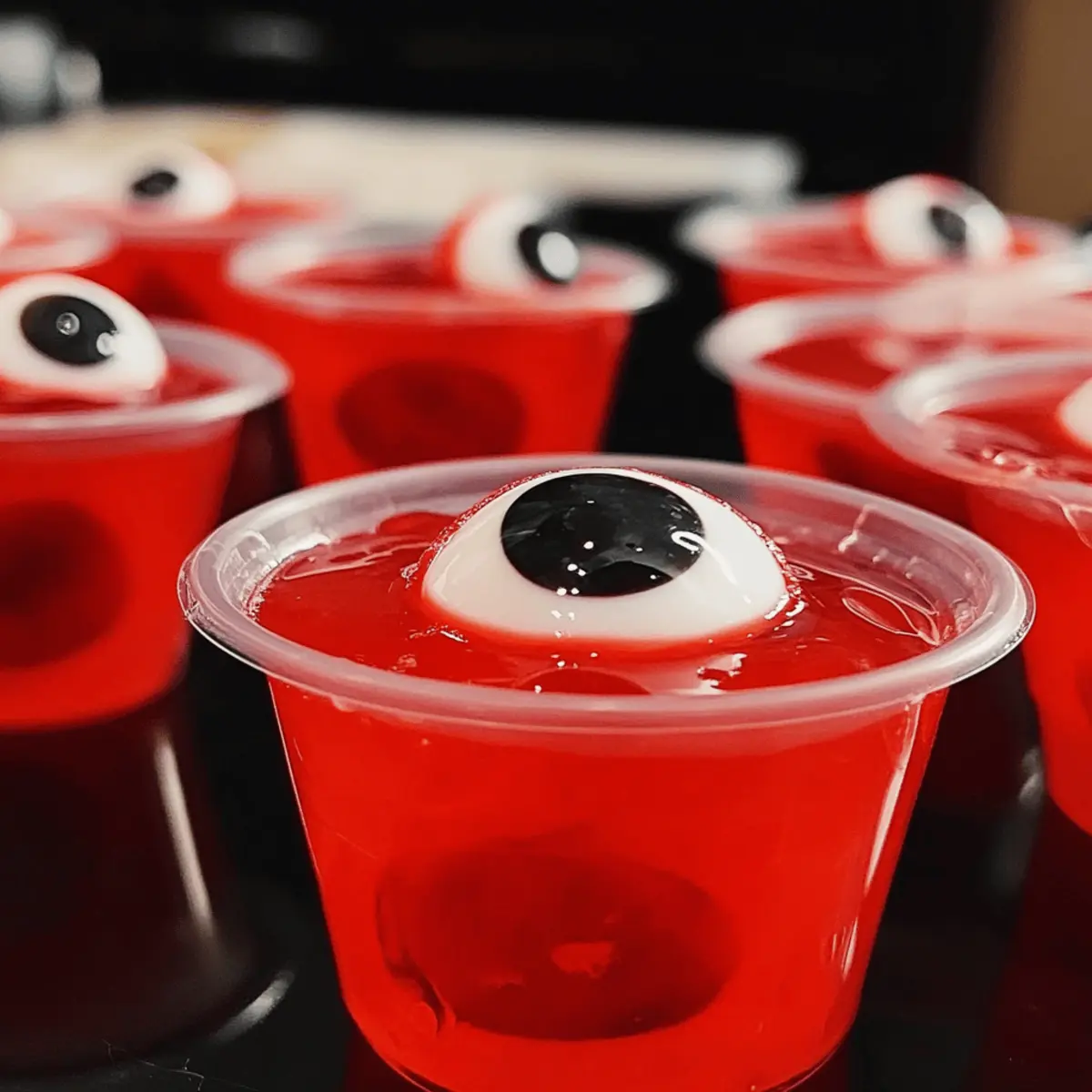 Halloween-Augäpfel-Jello-Shots für die perfekte Party