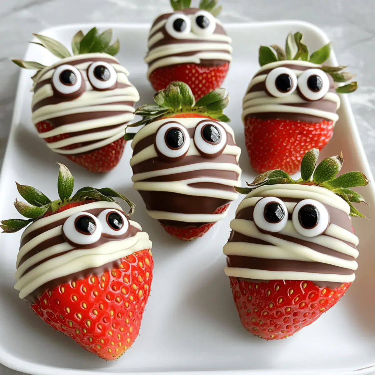 Halloween-Erdbeeren: Schaurig süße Leckerei