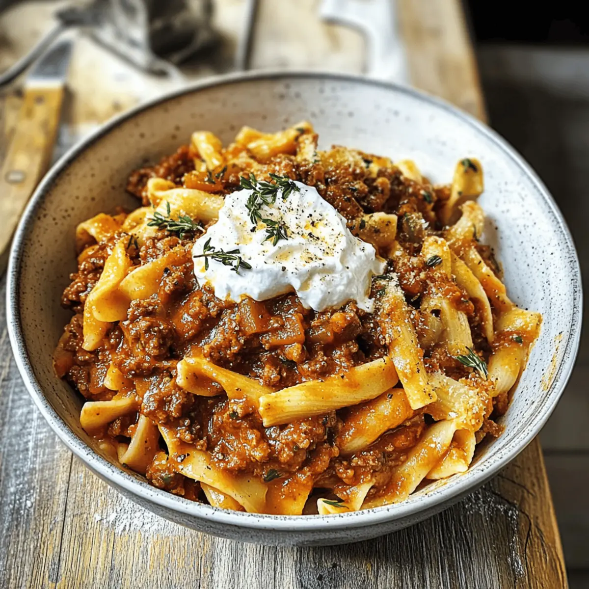 Kürbis-Rindfleisch-Bolognese: Herzhaftes Comfort Food