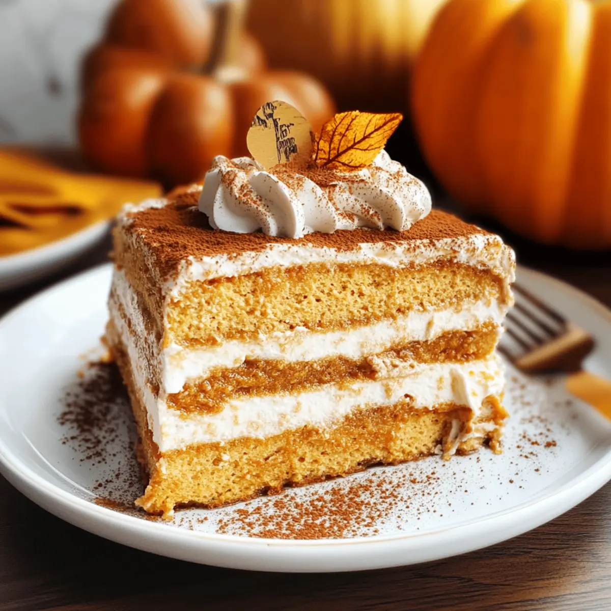 Veganes Kürbisgewürz-Tiramisu für den Herbstzauber