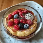 Gebackene Protein-Pfannkuchen-Schalen