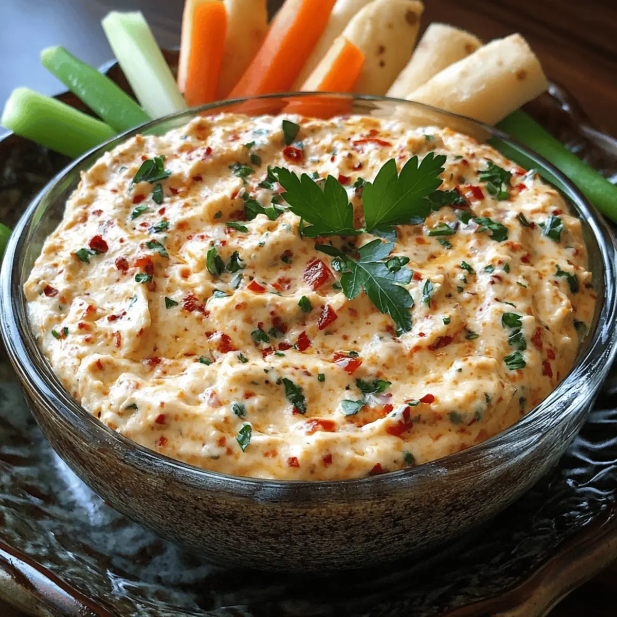 Scharfer Schafskäse Dip für jede Party