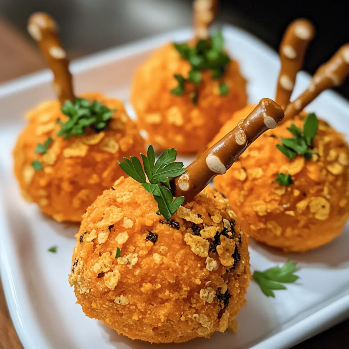 Mini-Kürbis-Käsebällchen für die perfekte Herbstparty