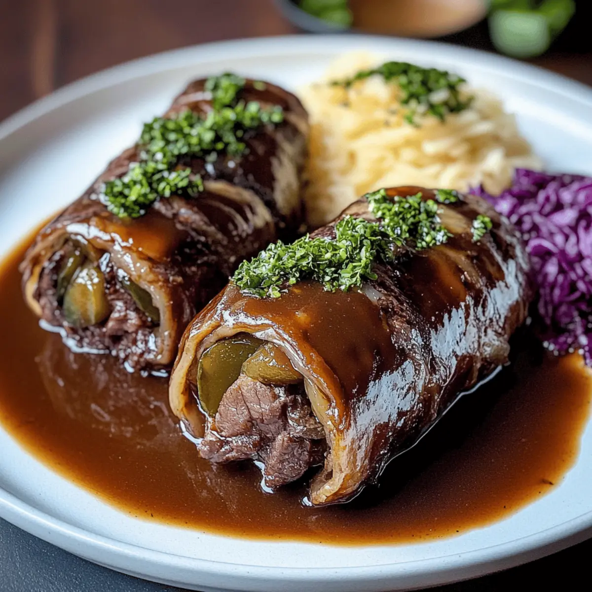 Rinderrouladen klassisch zubereiten für die Familie