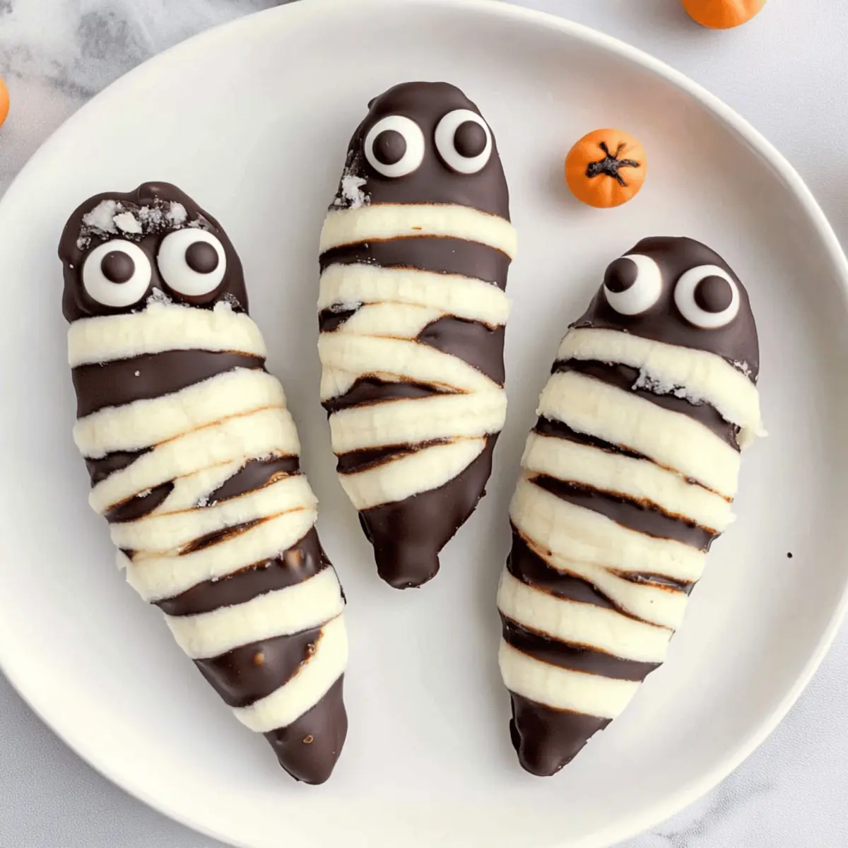Halloween-Bananenmumien aus 4 Zutaten machen Spaß