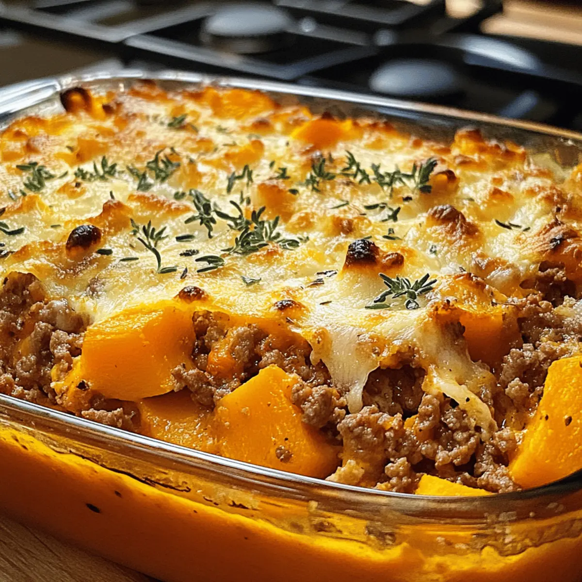 Kürbis-Hackfleisch-Auflauf für den perfekten Herbstabend
