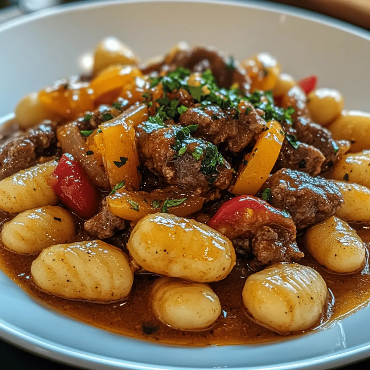 Gnocchi-Gulasch für gemütliche Abende Zuhause